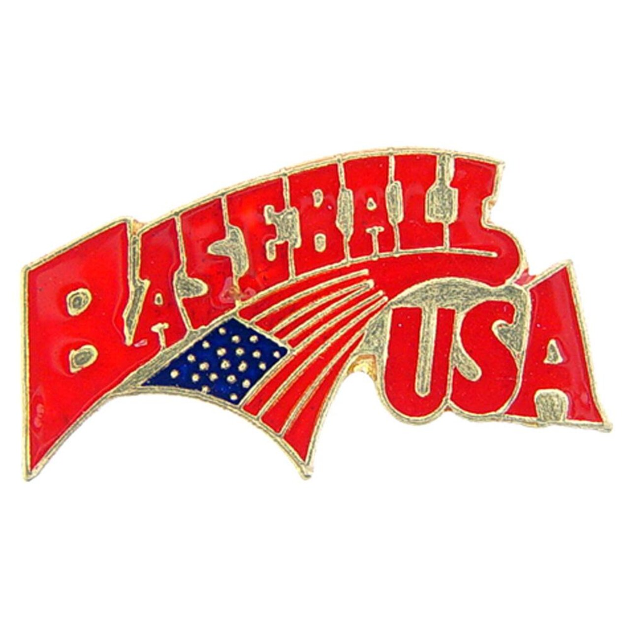 Baseball USA Pin 1&#x22;